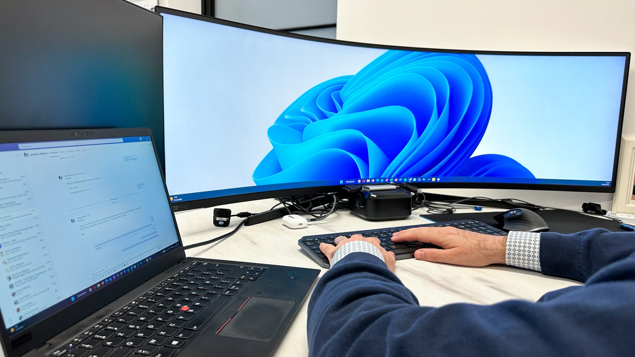 gestion-informatique-bannière Poste de travail équipé de Microsoft 365 après une migration